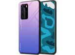 Cadorabo Custodia Per Huawei P40 Pro / P40 Pro+ Custodia Protettiva In Nero Custodia Per Cellulare Custodia In Tpu Custodia Cover Custodia In Vetro Temperato