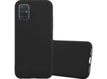 Custodia Cadorabo Per Samsung Galaxy A72 4G / 5G Custodia Protettiva In Nero Custodia Per Cellulare Tpu Custodia In Silicone Cover
