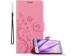 Cadorabo Cover Per Samsung Galaxy J3 2017 Cover Protettiva In Rosa Cover Protettiva Cover Per Telefono Cellulare Custodia Fiori Custodia Fiori
