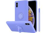 Custodia Cadorabo Per Apple Iphone Xs Max Custodia Protettiva In Viola Custodia Del Telefono Cellulare Tpu Custodia Cover