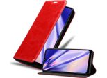 Cadorabo Cover Per Lg KQ51 Cover Protettiva In Rosso Custodia Per Cellulare Cover Chiusura Magnetica