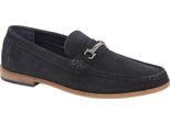 Roamers - Scarpe Casual Da Uomo "Slip-On"", Pelle Scamosciata DF1944 (45 Eu) (Blu Navy)"