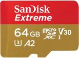 Sandisk Extreme Microsdxc UHS-I, 64 Gb, Microsdxc, Classe 3, UHS-I, 160 Mb/S, 60 Mb/S