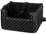 Seggiolino Per Cani E Gatti, Sedile Posteriore Per Animali Domestici, Cuccia Per Cani Sul Sedile Del Passeggero, Borsa Per Cani Nero/Bianco L: 57X50 Cm