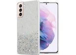 Custodia Cadorabo Per Samsung Galaxy S21 Plus Custodia Protettiva In Tpu Trasparente Custodia Per Telefono Cellulare Custodia Cover Glitter Glitter