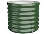 Vidaxl Fioriera In Acciaio Verniciato A Polvere 40X40X36 Cm Verde