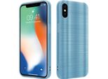 Custodia Cadorabo Per Apple Iphone X / Xs Custodia Protettiva In Turchese Custodia Del Telefono Cellulare Tpu Custodia In Silicone Custodia