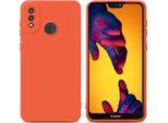 Cadorabo Cover Per Huawei P20 Lite 2018 / Nova 3E Cover Protettiva In Tpu Arancione Custodia In Silicone Custodia Per Telefono Cellulare