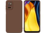Custodia Cadorabo Per Xiaomi Redmi Note 10 5G / Poco M3 Pro 5G Copertura Protettiva In Tpu Marrone Custodia In Silicone Custodia Per Telefono Cellulare
