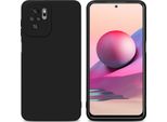 Cadorabo Custodia Per Xiaomi Redmi Note 10 4G / Redmi Note 10S Custodia Protettiva In Silicone Tpu Nero Custodia Per Telefoni Cellulari