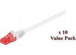 Microconnect Value Pack - Cavo Di Rete - Da RJ-45 (M) A RJ-45 (M) - 3,0 M - 6 Mm - Utp - Cat 6 - A Trefoli, Rotondo - Bianco (P