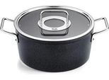 Fissler Adamant / Pentola In Alluminio (Ø 24 Cm, 4,9L) Rivestita In Vetro Con Coperchio, Antiaderente - Induzione