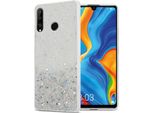 Custodia Cadorabo Per Huawei P30 Lite Custodia Protettiva In Tpu Trasparente Custodia Per Telefono Cellulare Custodia Glitter Cover Glitter