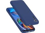 Cadorabo Custodia Protettiva Per Motorola Moto E32 4G / E32S Custodia In Blu Telefono Cellulare Case Cover Tpu Etui