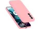 Cadorabo Custodia Protettiva Per Motorola Moto G200 5G In Rosa Custodia Del Telefono Cellulare Custodia Cover Tpu Etui