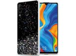 Cadorabo Cover Per Huawei P30 Lite Cover Protettiva In Nero Custodia Per Telefono Cellulare Tpu Custodia Glitter Cover Glitter