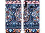 Cadorabo Custodia Protettiva Per Samsung Galaxy A20 / A30 / M10S Case Design Blu Custodia Per Telefoni Cellulari Custodia Protettiva Cover Case Magnetic Case