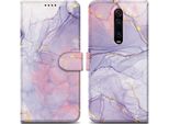 Cadorabo Custodia Protettiva Per Xiaomi Mi 9T / Mi 9T Pro / Redmi K20 / Redmi K20 Pro Cover Design Viola Telefono Cellulare Custodia Protettiva