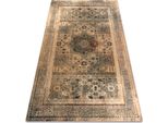 Tappeto Di Lana Superior Mamluk Orientale Vintage Crema Beige 235X350 Cm
