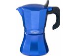 Oroley Petra 6 Tazze Caffettiera Italiana Alluminio Blu