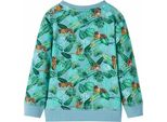Vidaxl Felpa Da Bambino Verde Chiaro Melange 128
