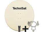 Technisat Satman 850 Plus | Antenna Satellitare Da 85 Cm Con Staffa Lnb Da 40 Mm | Rosso
