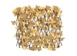 Vidaxl Traliccio Con Foglie D'acero Artificiali Estensibile 180X60 Cm