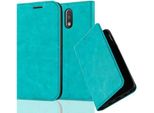 Cadorabo Custodia Per Motorola Moto G4 / G4 Plus Cover Protettiva In Turchese Custodia Per Cellulare Cover Chiusura Magnetica