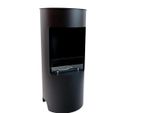 Montgomery Black, Stufa A Bioetanolo Aperta, Caminetto A Bioetanolo A Libera Installazione Con Design Da Stufa A Legna, Lunga Durata Di Combustione Fino A 4,5 Ore, 1,9 Kw.