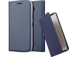 Cadorabo Custodia Per Cellulare Per Motorola Moto C Plus Custodia Protettiva In Blu Cover Etui Book Case Booklet