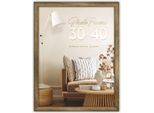 Cornice Zep Genova 20X30 Cm Marrone Mdf Effetto Legno Formato Verticale E Orizzontale