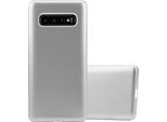 Cadorabo Custodia Protettiva Per Samsung Galaxy S10 4G In Argento Custodia Del Telefono Cellulare Custodia In Silicone Tpu Cover Case