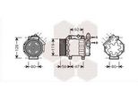 Van Wezel 1800K431 - Compressore Aria Condizionata Oe 1465439 Per C-Max, Focus C-Max (DM2), Focus Ii, 3 (Bk), S40 Ii (544), V50 (545)