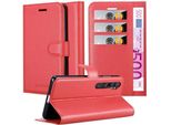 Cadorabo Custodia Per Xiaomi Redmi Note 10 4G / Redmi Note 10S Copertura Protettiva In Rosso Custodia Per Cellulare Custodia Cover