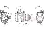 Van Wezel 8300K208 - Compressore Aria Condizionata Oe 97701 2E400 Per Tucson (Jm), Sportage (Je, Km)