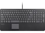 Perixx PERIBOARD-534 H It, Tastiera Usb Cablata - Con Touchpad E 2X Hub