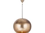 Kayoom Pendelleuchte "Factory", Beige (Champagner), 1, Ø 47Cm H: 35Cm, 1 Stk., Leuchten, HäNgeleuchte, HäNgelampe, Pendelleuchte