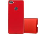 Cadorabo Cover Per Htc Desire 12 Plus Cover Protettiva In Rosso Custodia Rigida Per Telefono Cellulare Cover Case