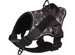 Pettorina Tattica Per Cani Oxford Premium Camo Night Xl