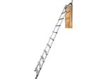 Scala Telescopica - Scala In Alluminio Con Portata Di 350 Libbre - Ideale Per Camper, Casa E Soffitta