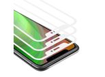 Cadorabo 3X Pellicola Blindata A Schermo Intero Per Apple Iphone Xs Max Pellicola Protettiva In Vetro Temperato Nero Screen Protector