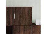 Vidaxl Armadio A Muro Marrone Effetto Rovere 40X42,5X40 Cm Materiale A Base Di Legno