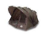 Vidaxl Tenda Da Pesca 5 Persone Marrone Impermeabile