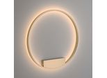 Applique A Led, Ottone Alluminio, H 80 Cm