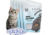 5X 3,8L Mersjo Lettiera Per Gatti Al Silicio Neutral – Inodore, Senza Polvere & Assorbente