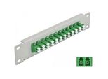 Delock 10" Lwl Patchpanel 12 Port Lc Duplex GrüN 1 He Grau"