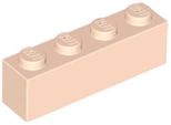 Lego® 10 Pezzi 3010 Mattoncini 1X4 Parte Basic 10 Torrone Chiaro