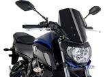 Cupolino Puig Naked Touring Nero Omologato Abe Per Yamaha Mt-07