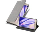 Cadorabo Custodia Per Samsung Galaxy A8 2016 Custodia Protettiva In Grigio Custodia Per Cellulare Cover Chiusura Magnetica