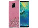 Cadorabo Custodia Per Huawei Mate 20 Pro Custodia Protettiva In Rosa Custodia Per Telefono Cellulare Custodia Tpu Custodia Cover Glitter Glitter